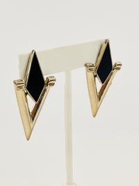 Vintage Silver Tone Costume Earrings