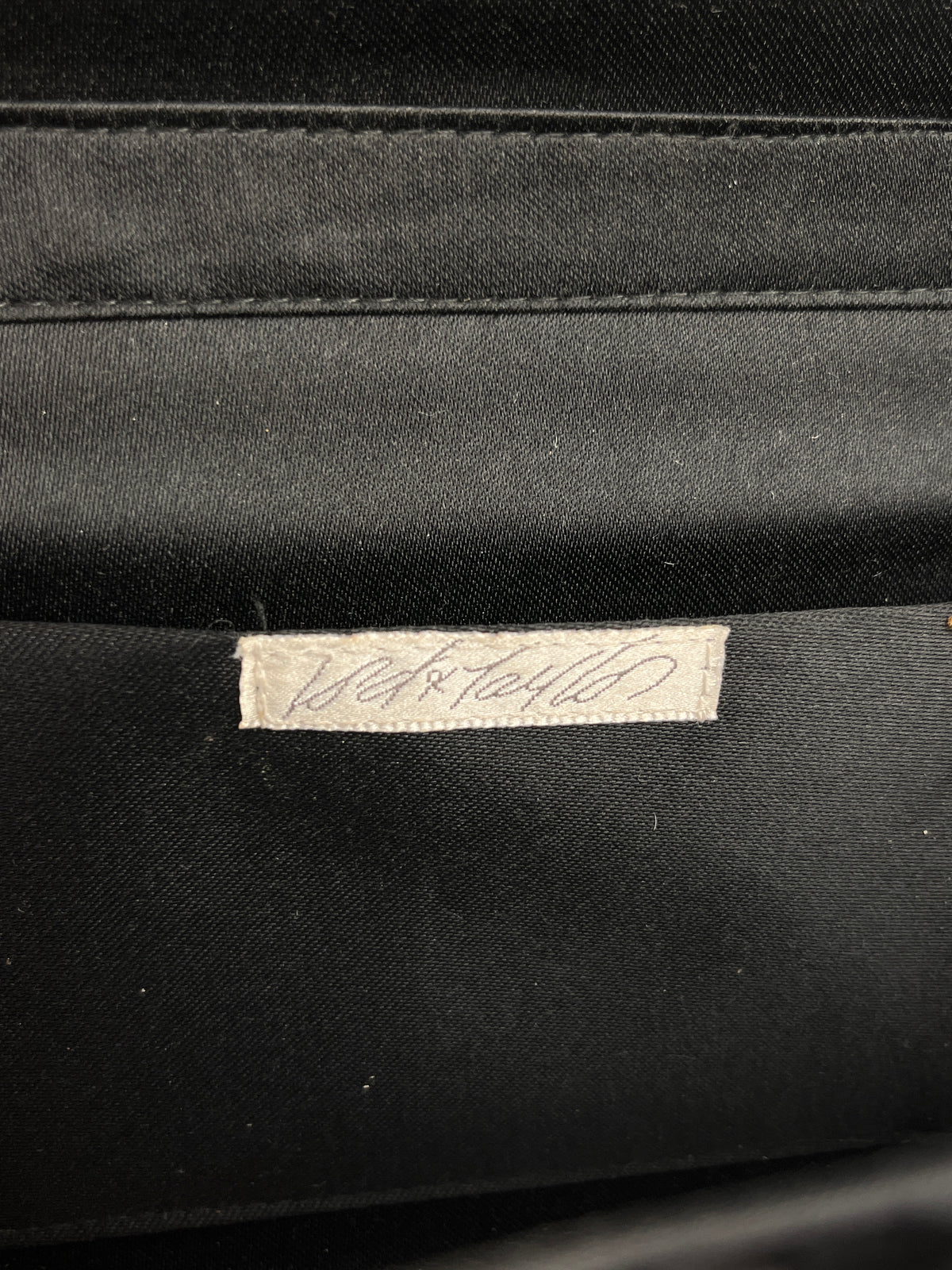 Vintage Black Velvet Evening Bag