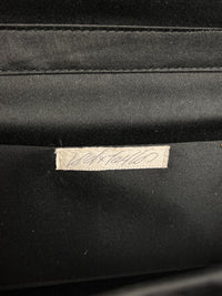 Vintage Black Velvet Evening Bag