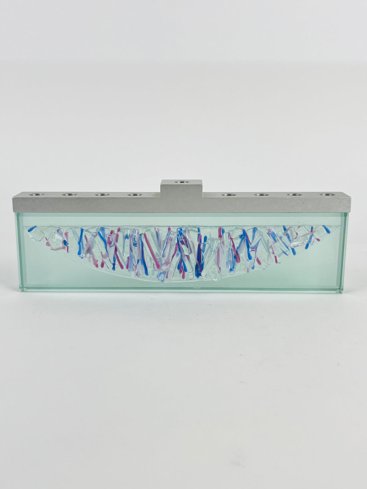 Glassart Menorah by Kelemen Kuatro