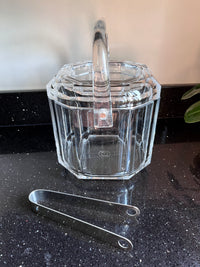 Vintage Lucite Lidded Ice Bucket by Grainware