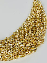 Vintage Multi-Chain Bib Necklace