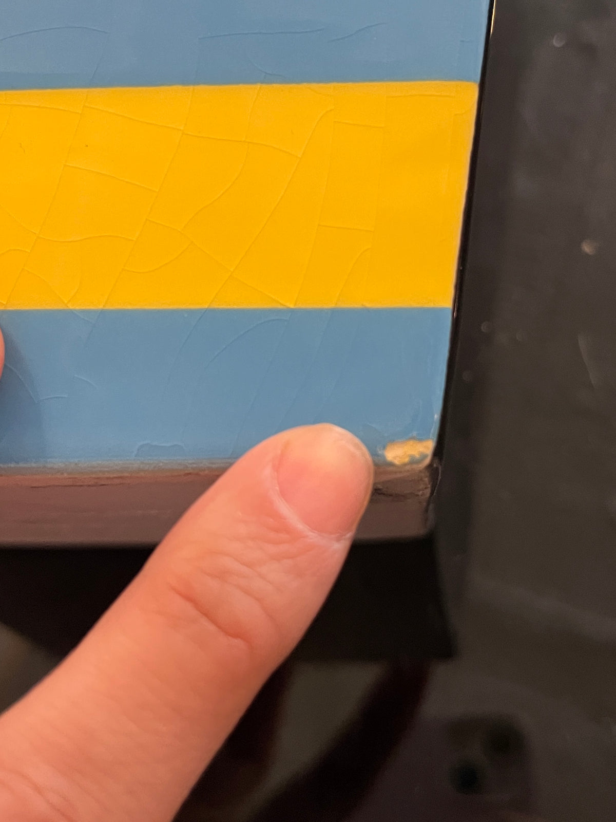 Postmodern Ceramic Waste Basket