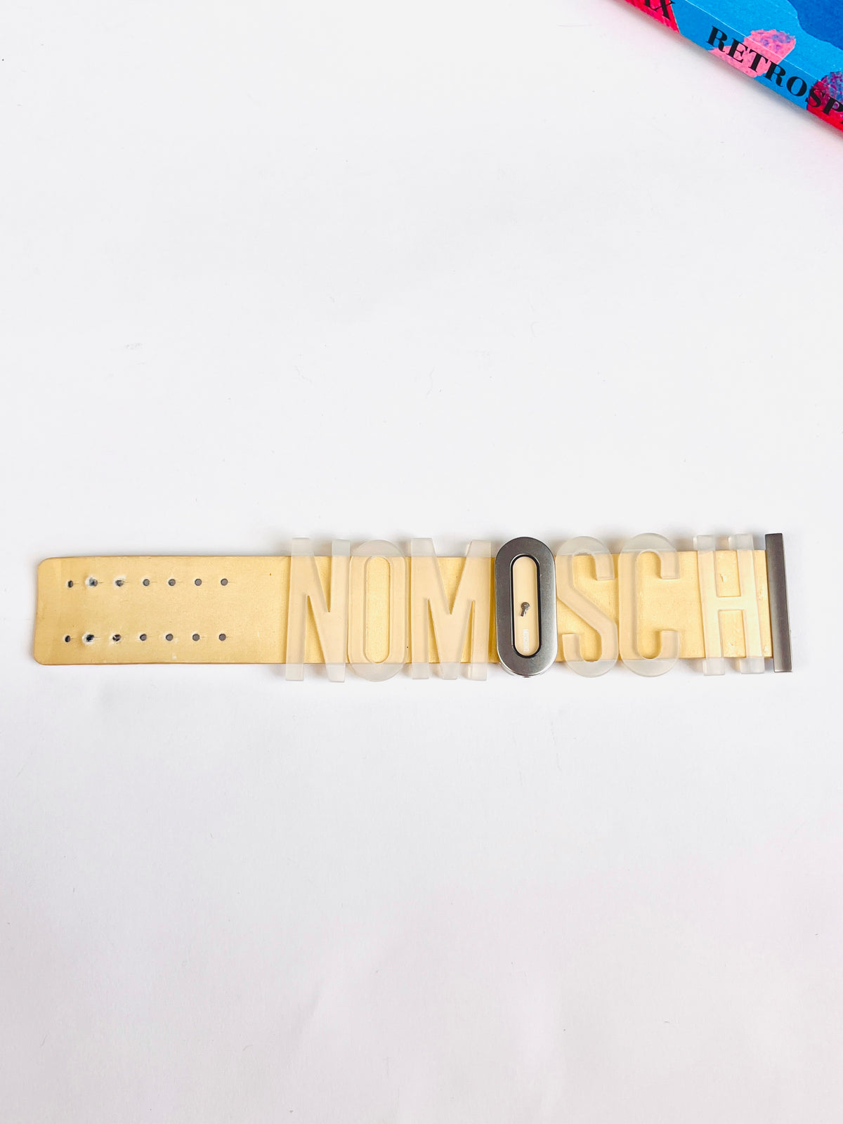 90s Moschino Hours & Minutes Watch and Desk Clock - “I 🖤 Moschino”