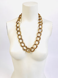 Vintage Bronze Link Chain Belt