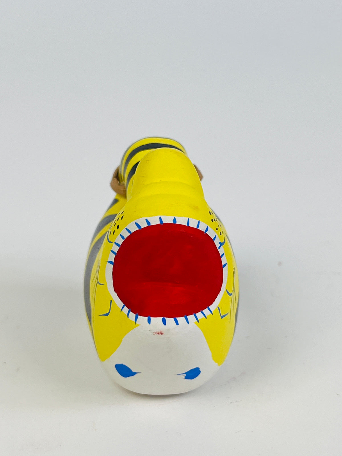 Vintage Japanese Zodiac Clay Bell - Tiger