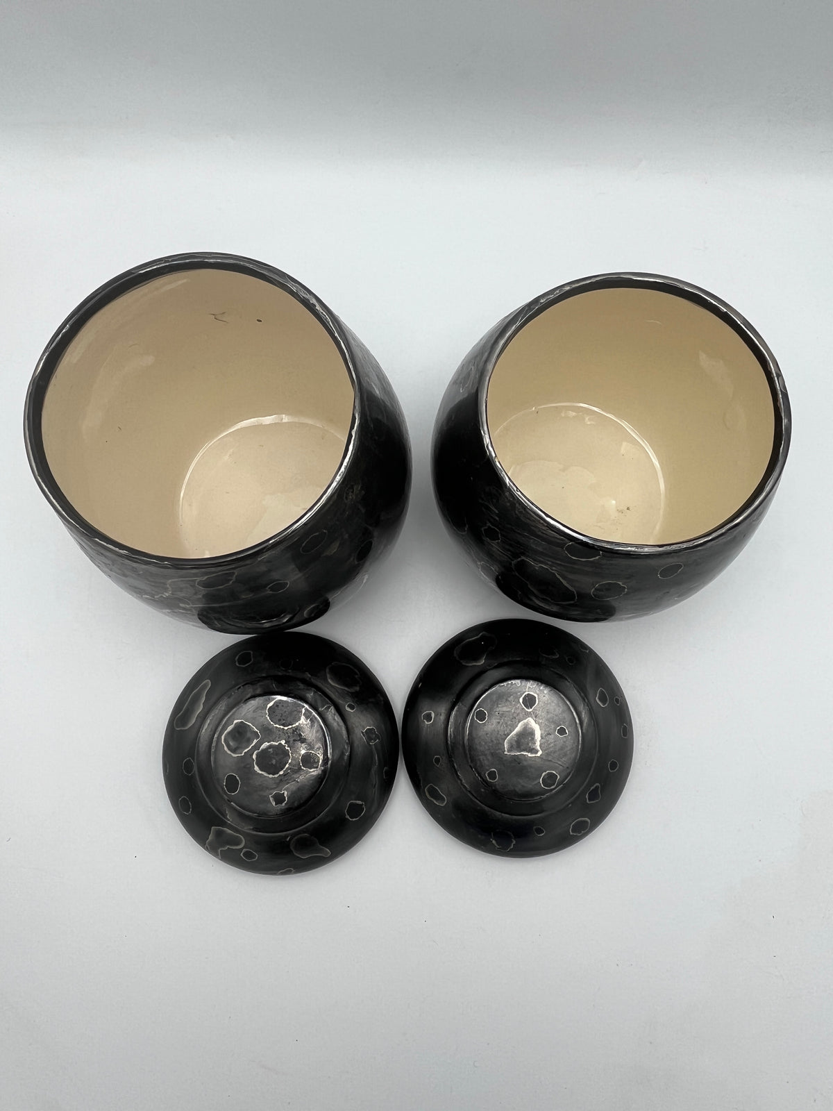 Pair of Vintage Ceramic Jars