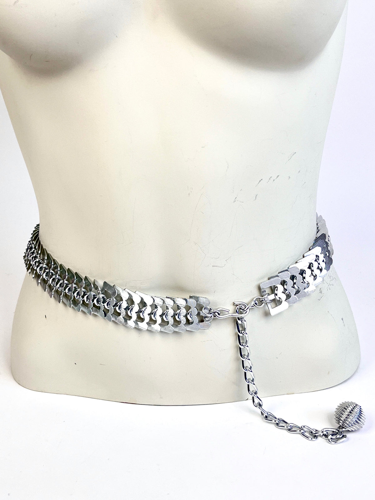 Vintage Silver Link Belt