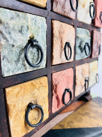 Vintage Stone and Wood Box