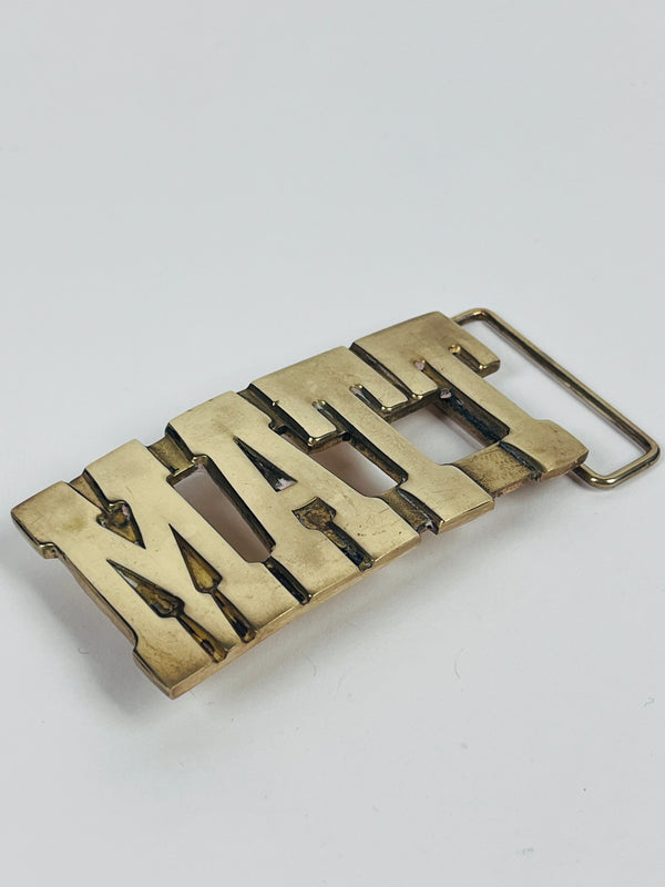 Vintage Brass “Matt” Belt Buckle