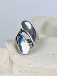 Modernist Sterling Ring
