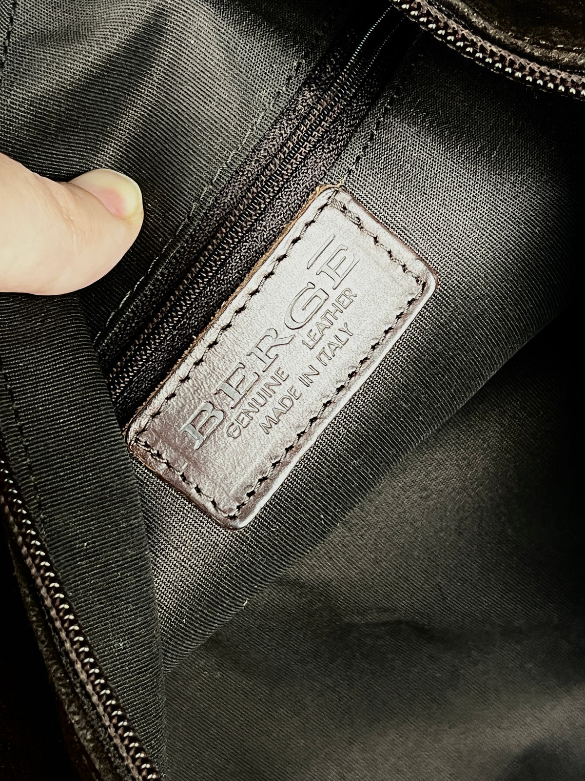 Vintage Italian Leather Fringe Bag