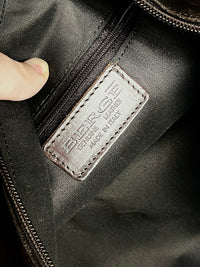 Vintage Italian Leather Fringe Bag