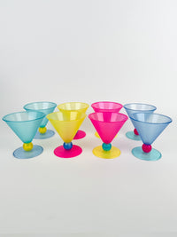 90s Memphis Style Cocktail Glasses