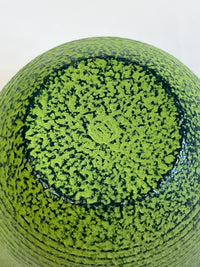 Vintage Japanese Nanbu Green Cast Iron Teapot and Cups