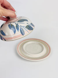 Vintage Handmade Lidded Ceramic Butter Dish