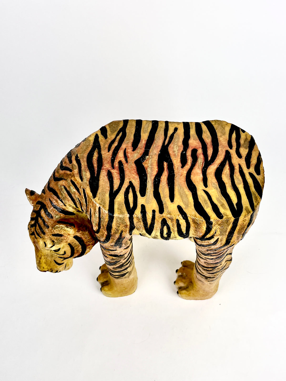 Vintage Tiger Plant Stand
