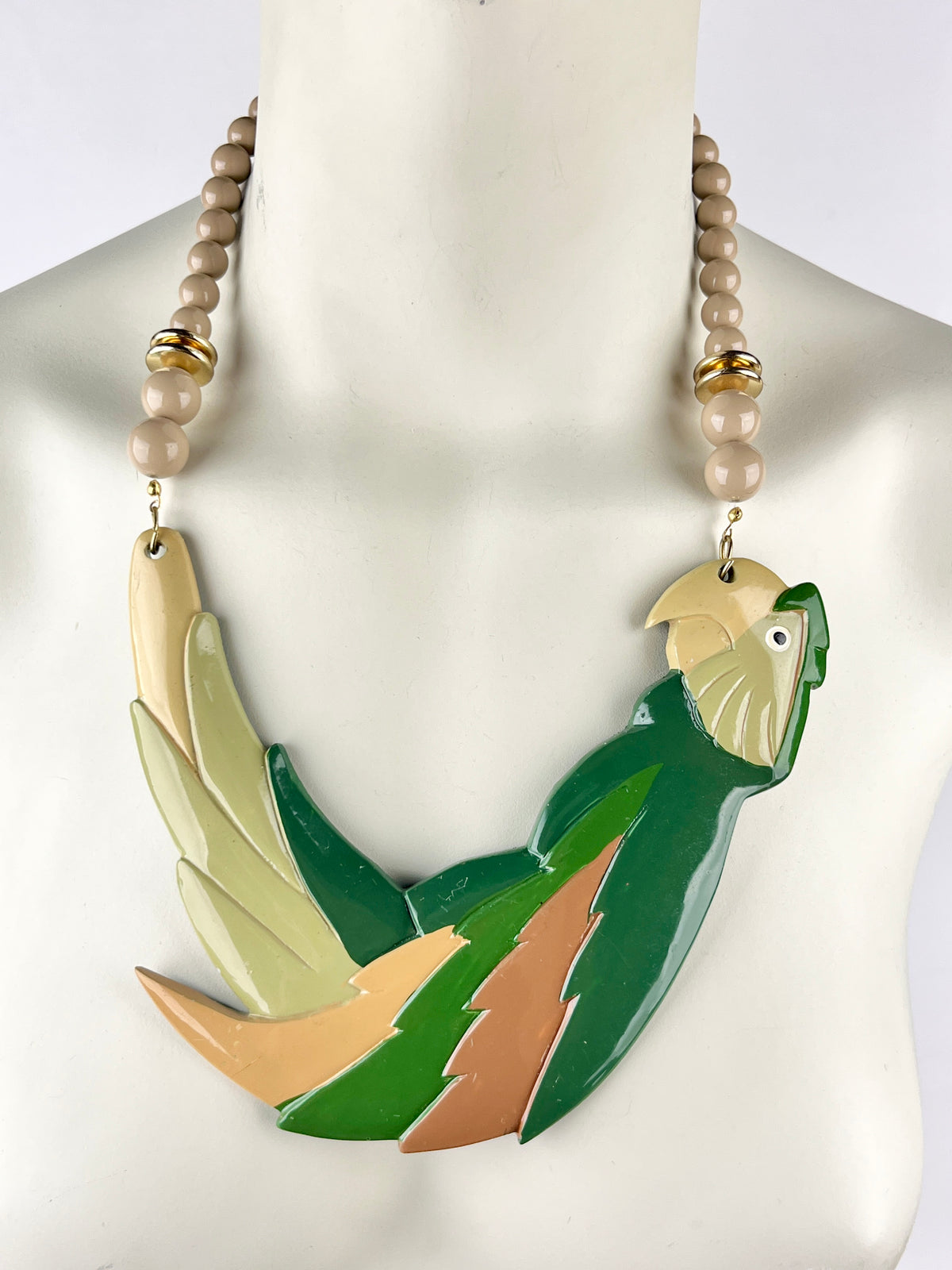 Vintage 1980s Parrot Necklace