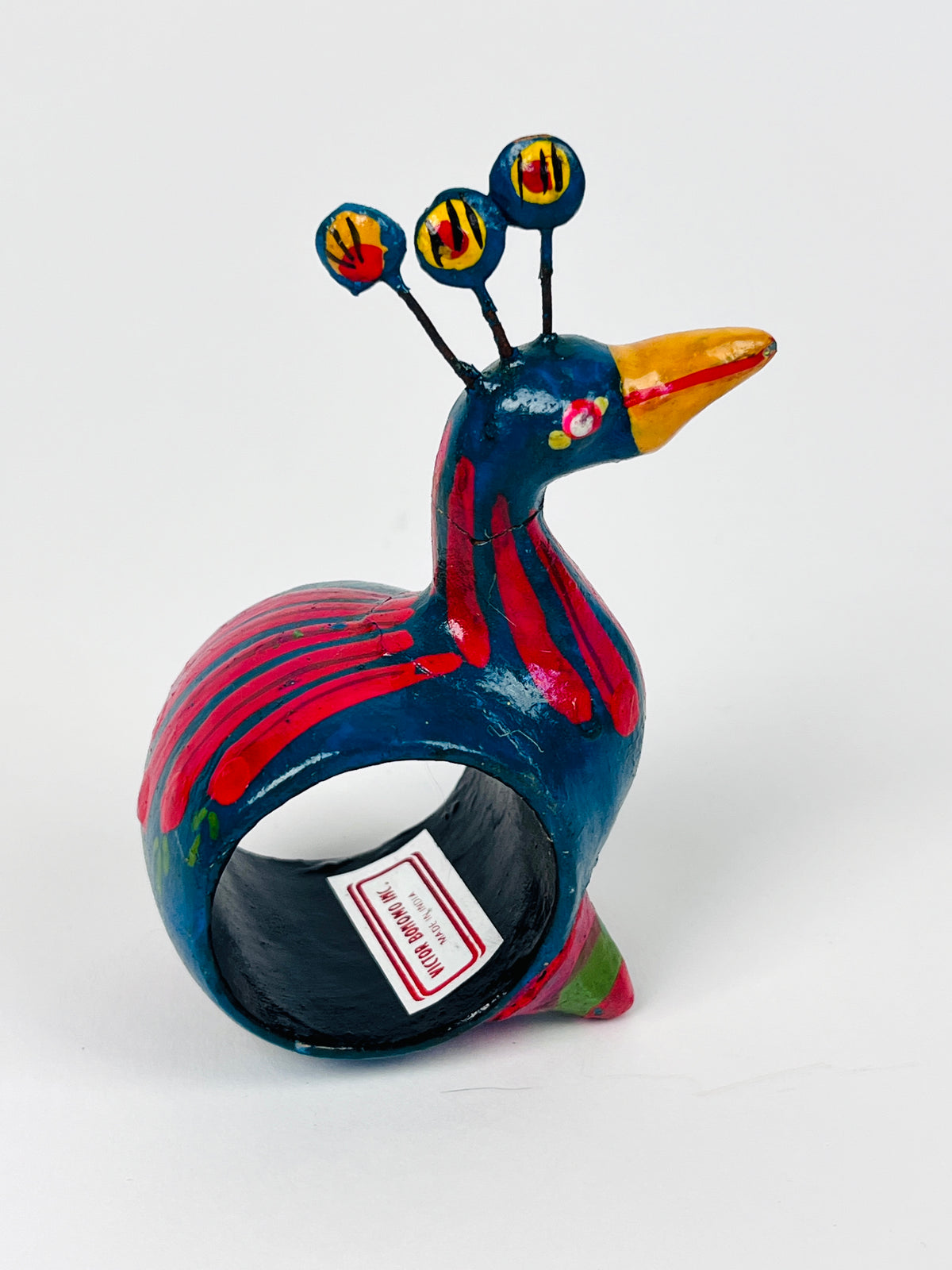 Vintage Handmade Napkin Rings, 8pc