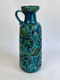 Mid-Century Modern Floral Vase by Bay Keramik