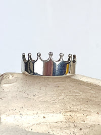 Vintage Sterling Crown Ring