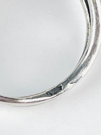 Modernist Sterling Pearl Ring