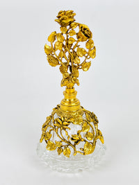 Vintage Matson Filigree and Glass Perfume Bottle