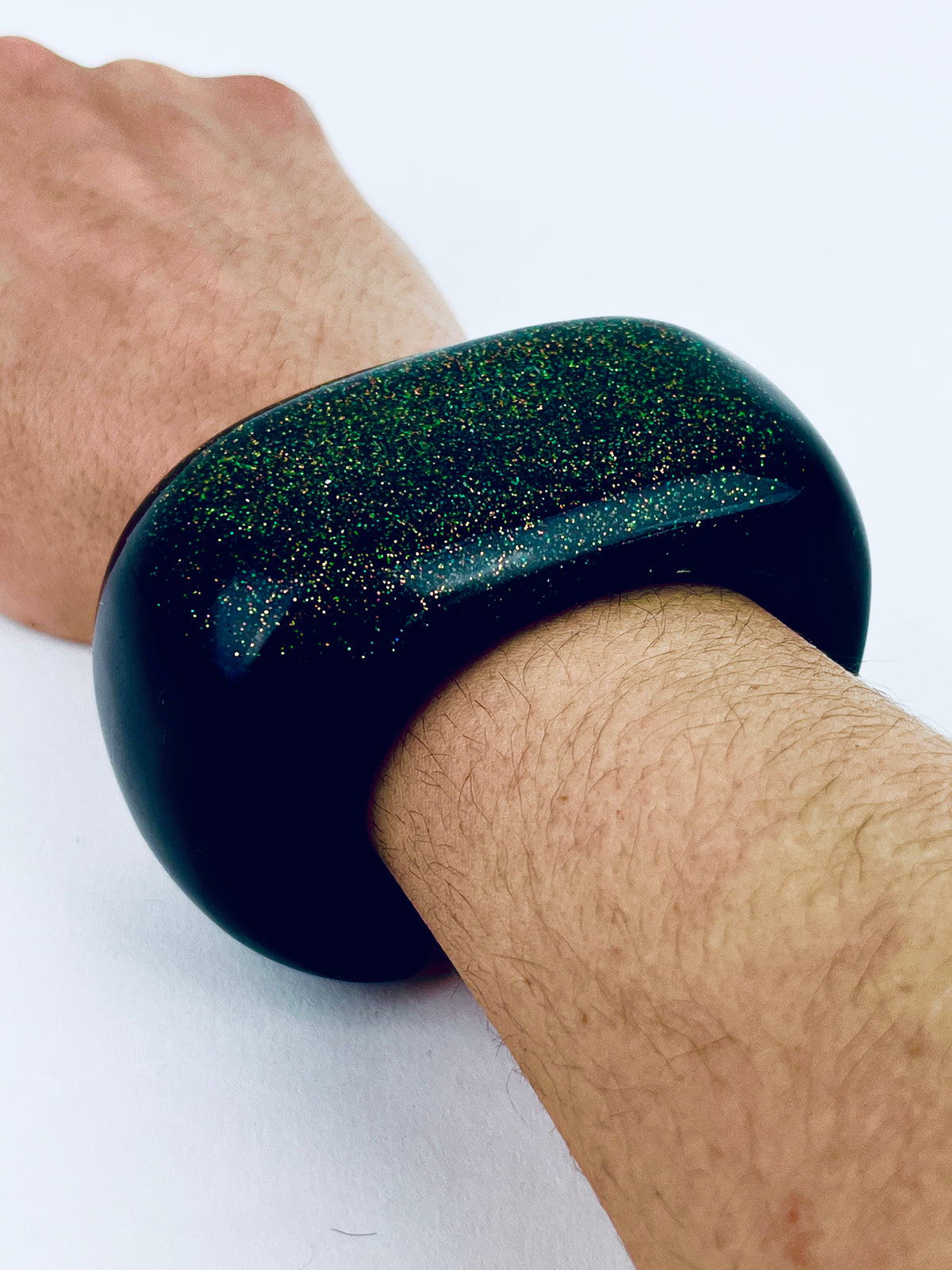 Vintage Lucite Cuff by Jim McCullough