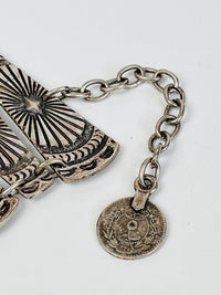 Vintage Stamped Metal Bracelet