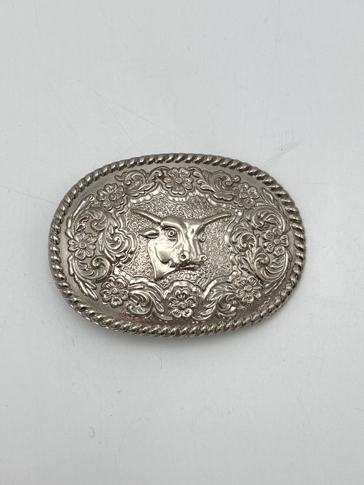 Vintage Bull Belt Buckle