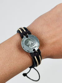 Leather Zodiac Bracelet - Pisces