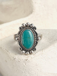 Vintage Navajo Sterling & Turquoise Ring