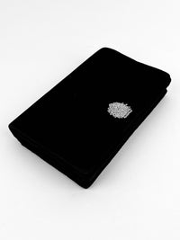 Vintage Black Velvet Evening Bag