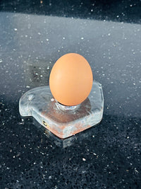 Vintage Swedish Glass Egg Cups / Napkin Rings