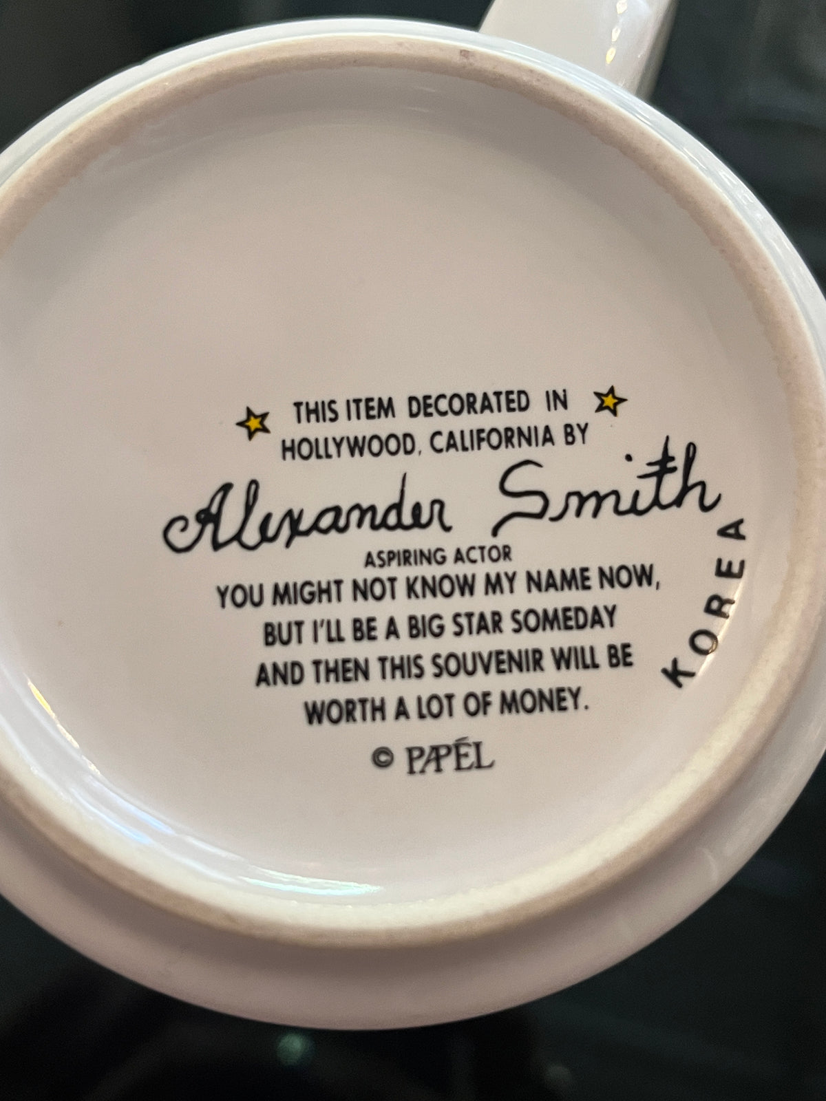 Vintage 90s Hollywood Mug