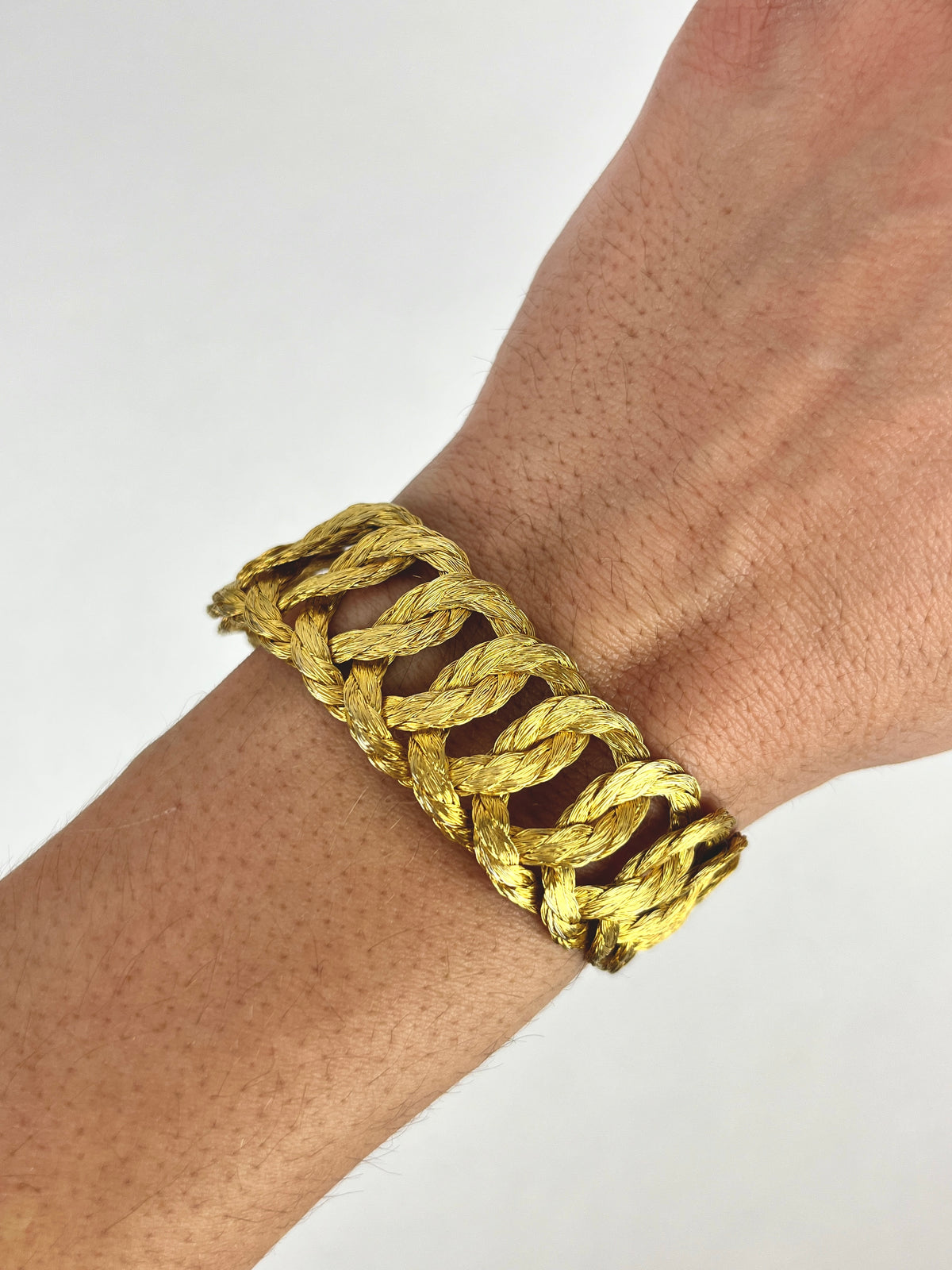 Vintage Braided Wire Bracelet