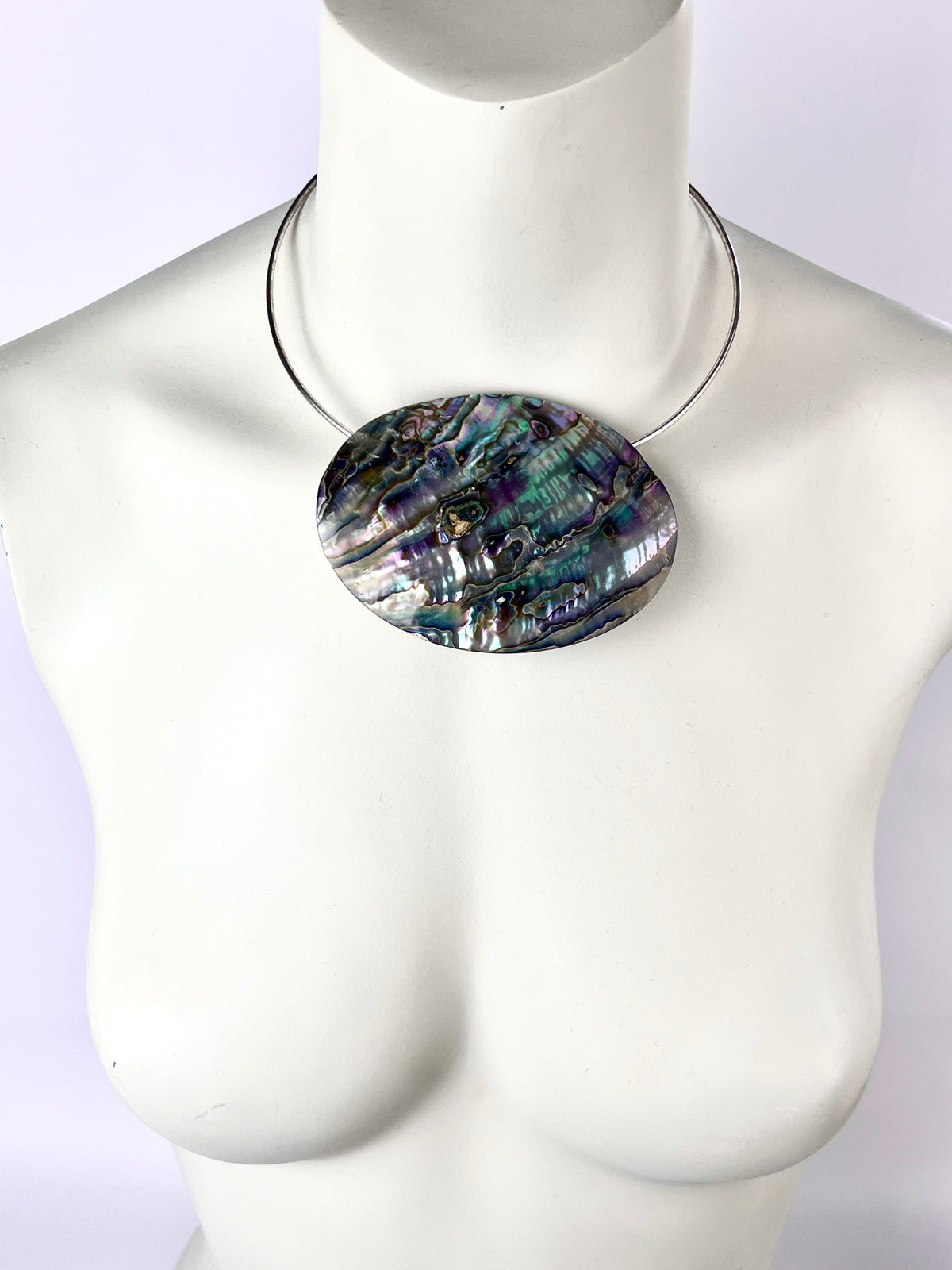Vintage Abalone Shell Necklace