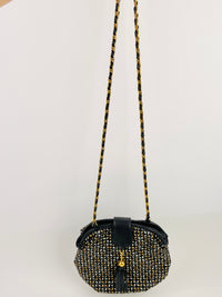Vintage Silver, Gold & Black Bag