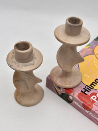 Hand-Carved Soapstone Candle Holders