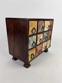 Vintage Stone and Wood Box