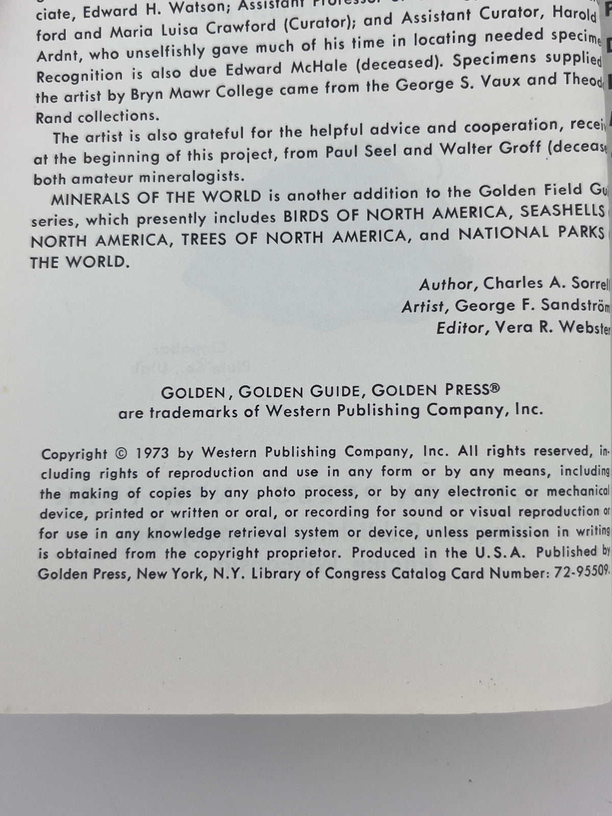 Minerals of the World