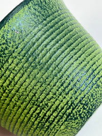 Vintage Japanese Nanbu Green Cast Iron Teapot and Cups