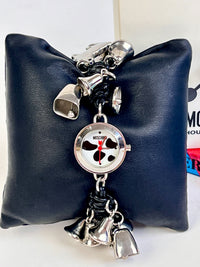 90s Moschino Hours & Minutes Watch and Desk Clock - “I Love Cow”