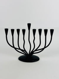 Modernist Wrought Iron Menorah