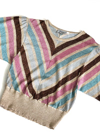 Vintage Chevron Sparkle Top