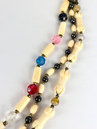 Vintage 1970s Bovine Bone Necklace