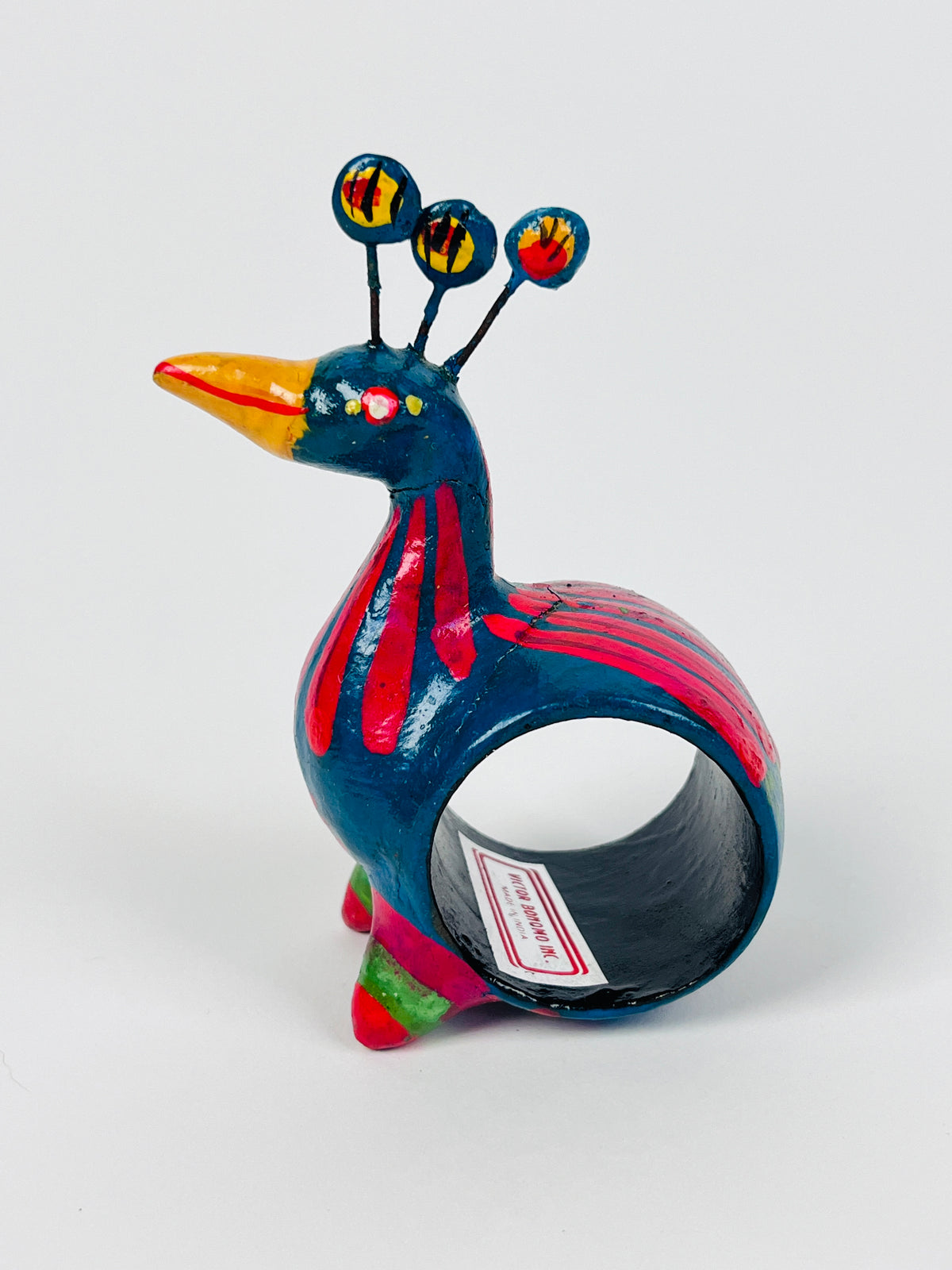 Vintage Handmade Napkin Rings, 8pc