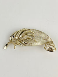 Vintage Mid-Century Leaf Brooch