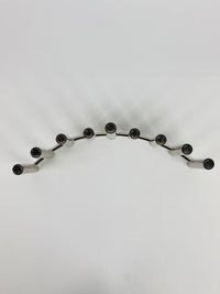 Modernist Chrome Menorah