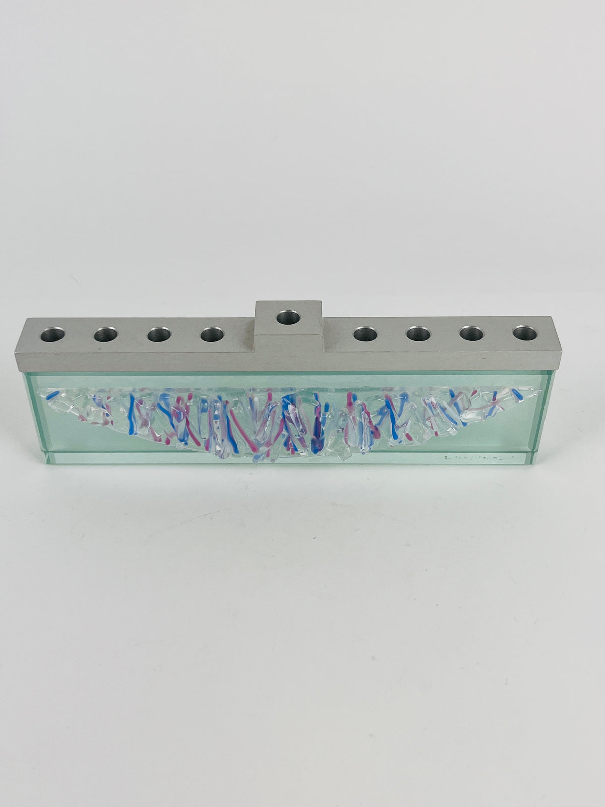 Glassart Menorah by Kelemen Kuatro
